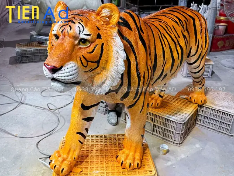 Mẫu mô hình con hổ composite - 5
