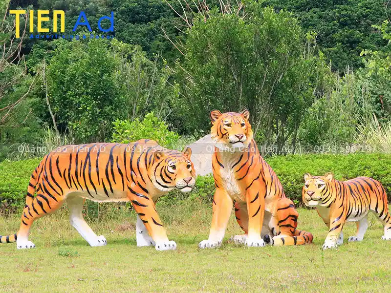 Mẫu mô hình con hổ composite - 6