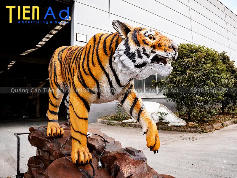 Mẫu mô hình con hổ composite - 7