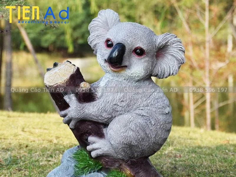 Mẫu mô hình gấu Koala composite - 1