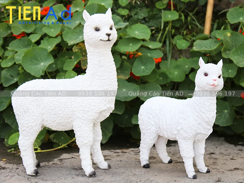 Mẫu mô hình lạc đà Alpaca composite - 6