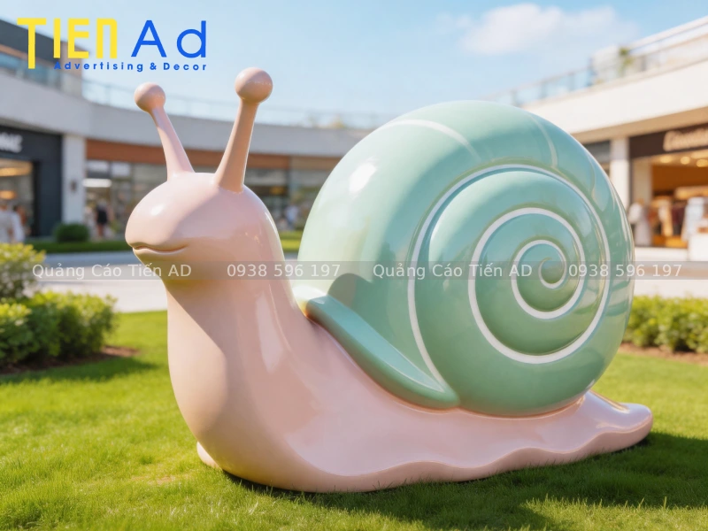 Mẫu mô hình ốc sên composite - 2