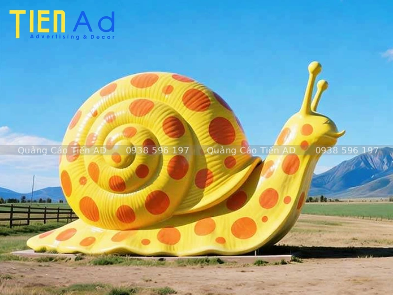Mẫu mô hình ốc sên composite - 6