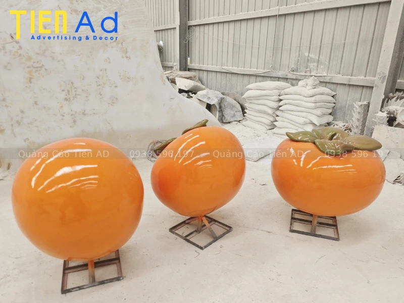 Mẫu mô hình trái hồng composite - 5