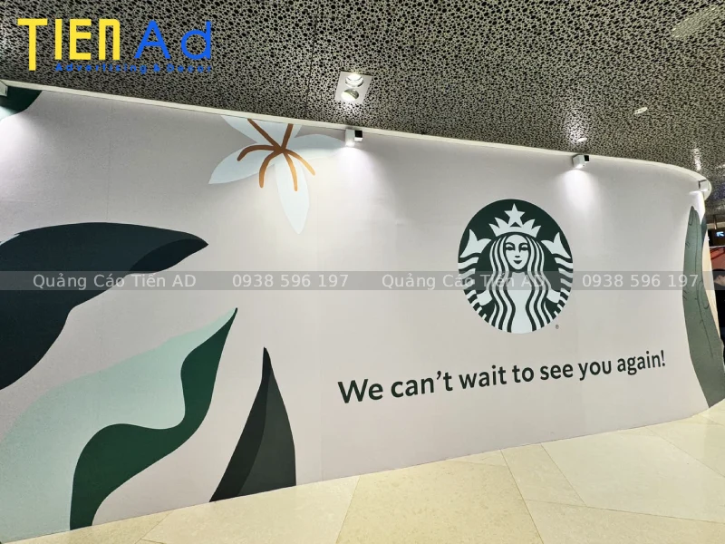 Mẫu thi công hoarding trong tòa nhà, TTTM - 2