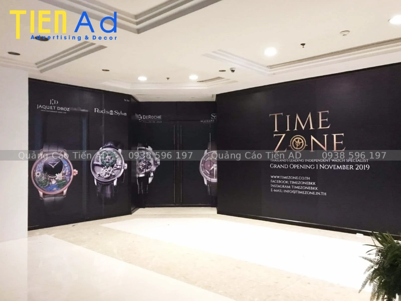Mẫu thi công hoarding trong tòa nhà, TTTM - 3
