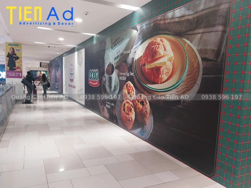 Mẫu thi công hoarding trong tòa nhà, TTTM - 5