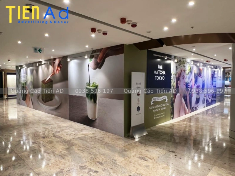 Mẫu thi công hoarding trong tòa nhà, TTTM - 6