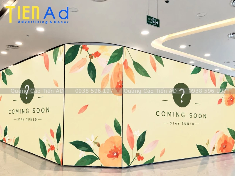Mẫu thi công hoarding trong tòa nhà, TTTM - 7