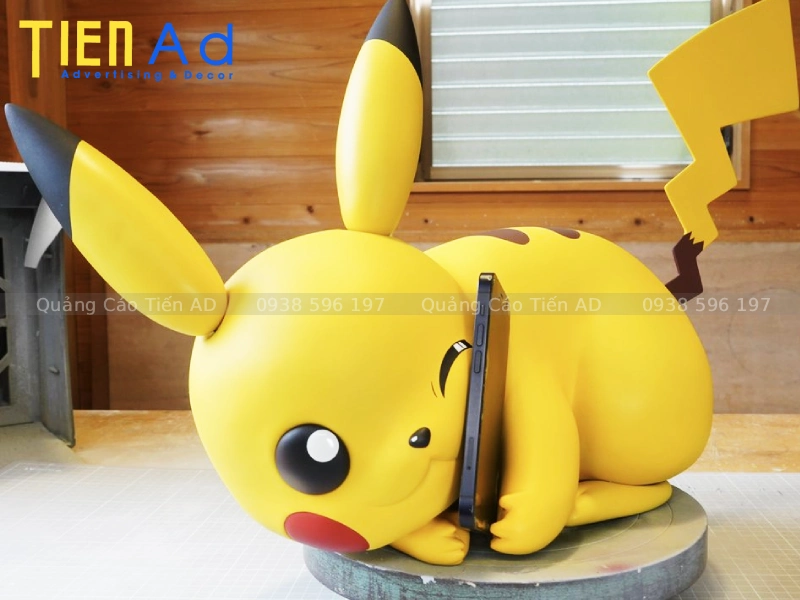 Mô hình Pikachu composite có những kích thước phổ biến nào