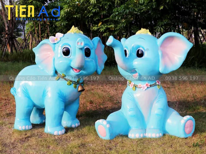 Mô hình con voi composite có độ bền như thế nào