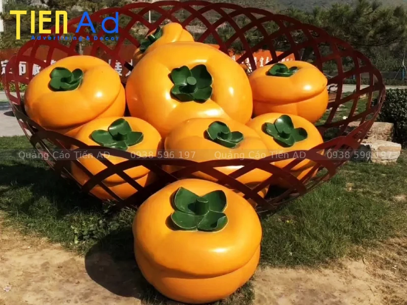 Mô hình trái hồng composite