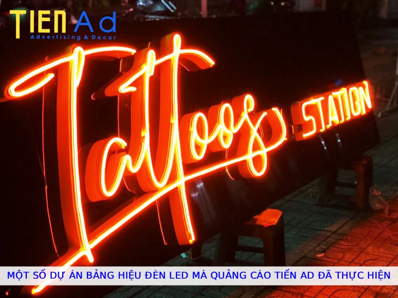 Một số dự án bảng hiệu đèn led mà Quảng Cáo Tiến AD đã thực hiện
