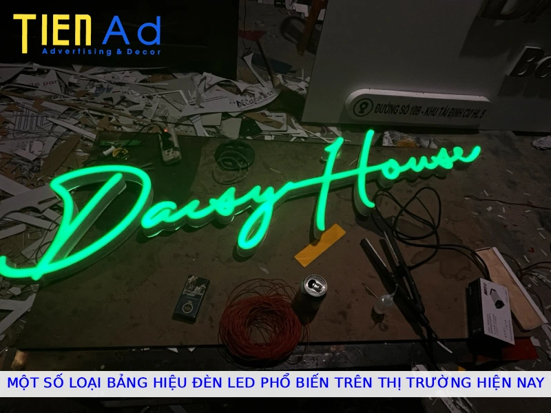 Một số loại bảng hiệu đèn led phổ biến trên thị trường hiện nay