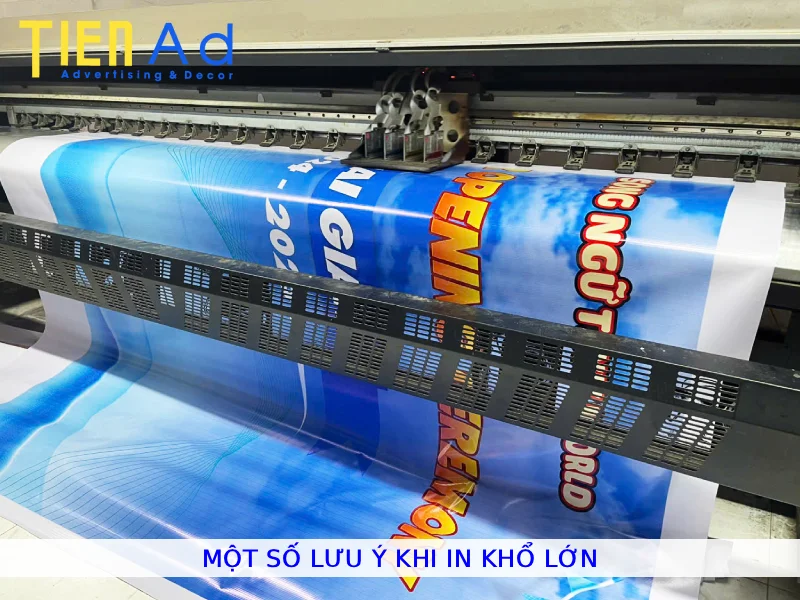 Một số lưu ý khi in khổ lớn