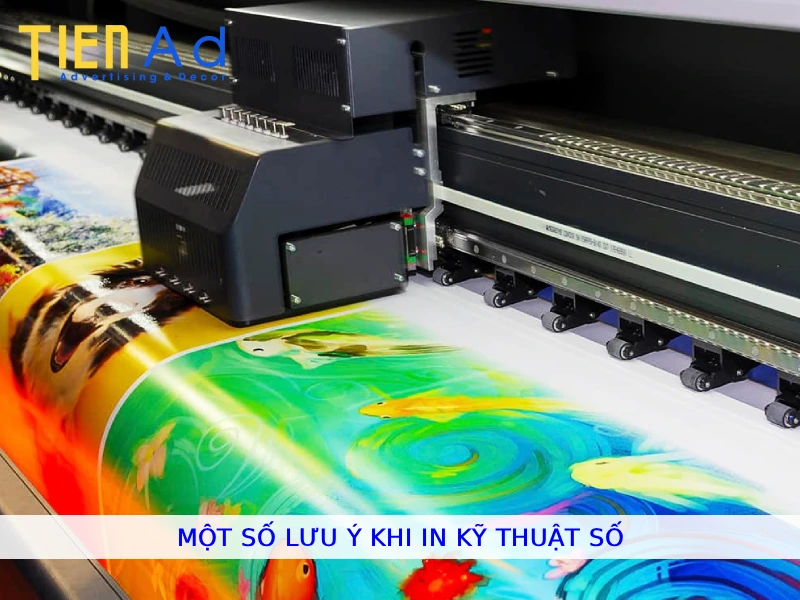 Một số lưu ý khi in kỹ thuật số
