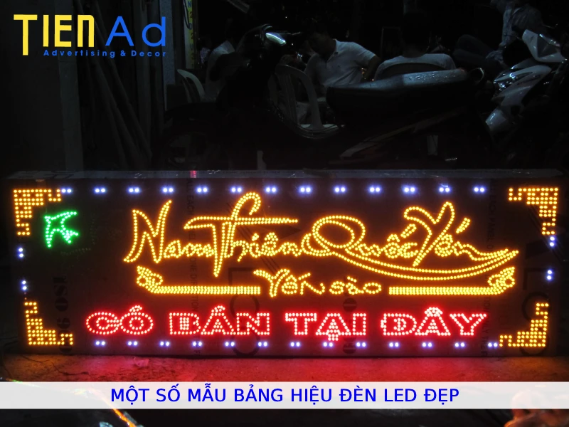 Một số mẫu bảng hiệu đèn led đẹp