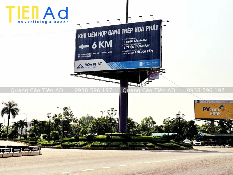 Một số mẫu biển quảng cáo lật 3 mặt Trivision Billboard đẹp đã được triển khai