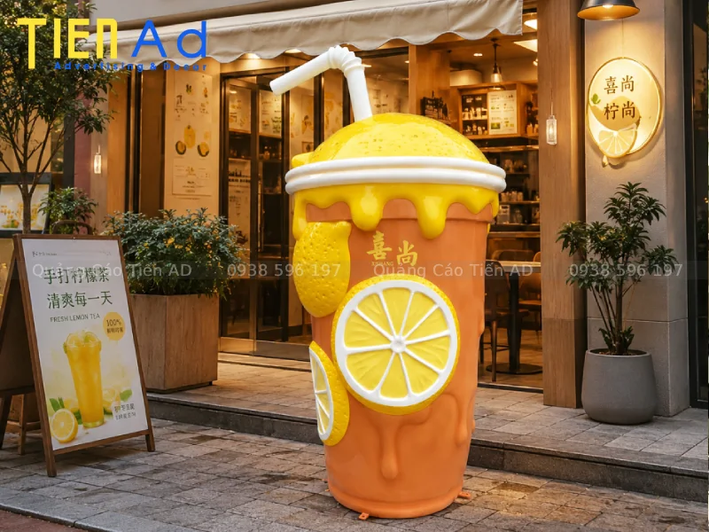 Những chi tiết cần chú ý khi thiết kế mô hình ly trà trái cây