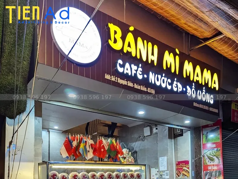 Những chi tiết nhỏ giúp bảng hiệu bánh mì nhìn có mùi vị