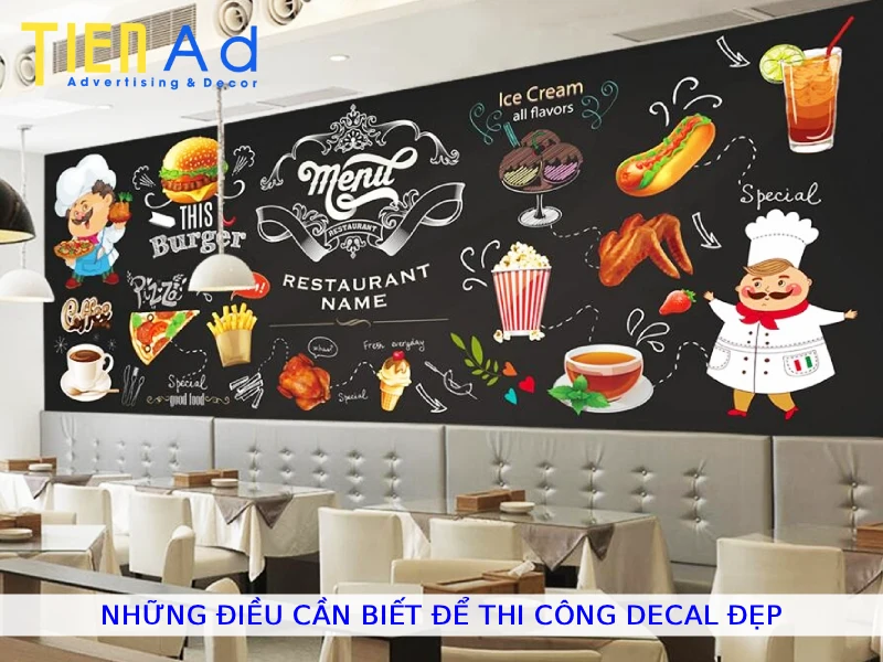 Những điều cần biết để thi công decal đẹp
