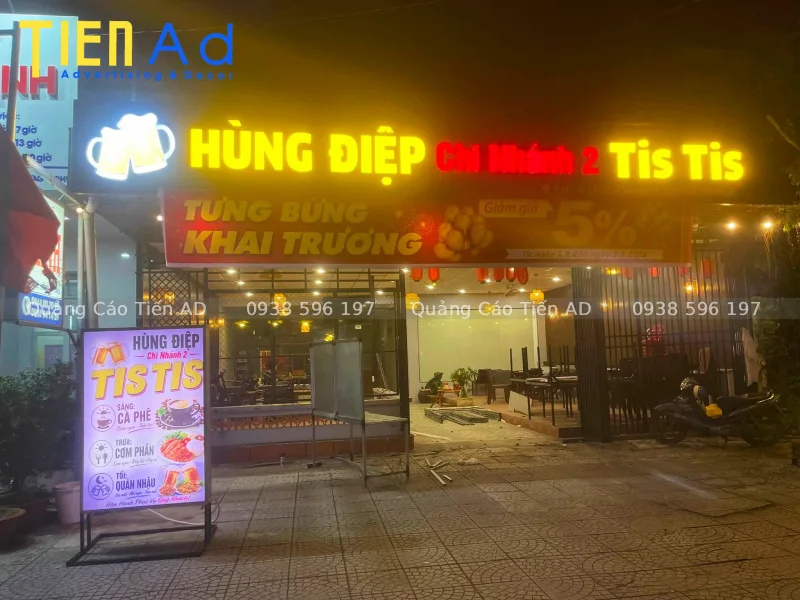 Những sai lầm cần tránh khi làm bảng hiệu quán nhậu