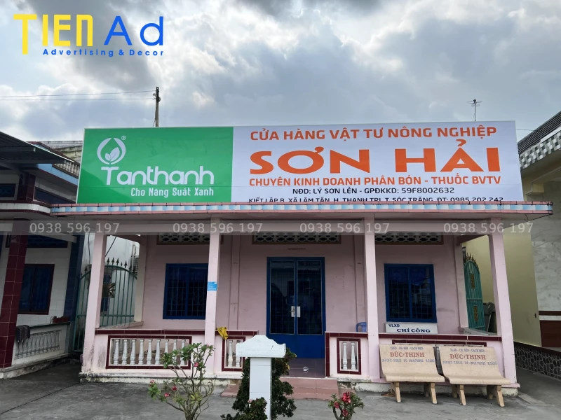 Những thách thức khi làm bảng quảng cáo cửa hàng vật tư nông nghiệp trong thực tế
