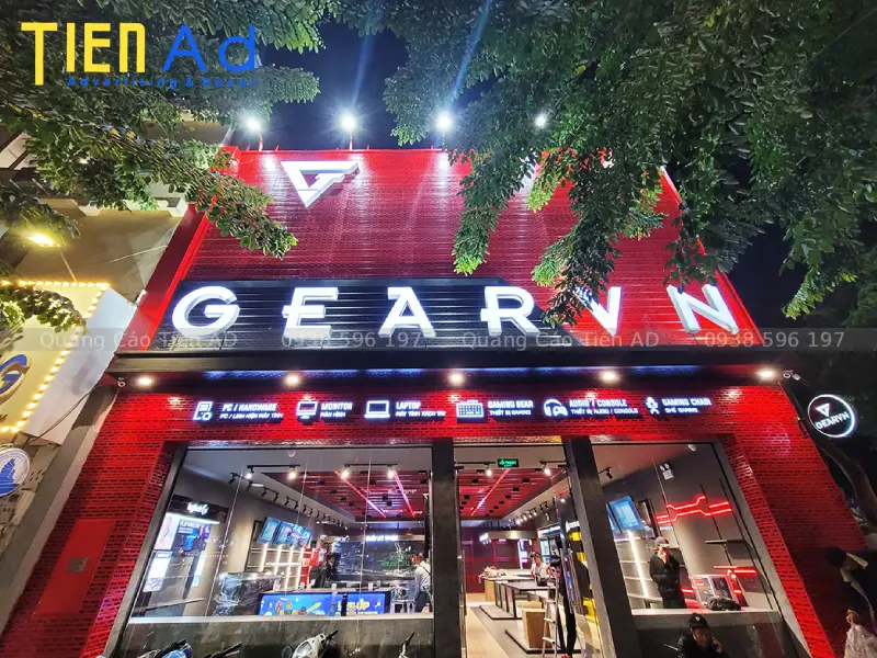 Những trường hợp nên chọn chữ nổi mica đèn LED