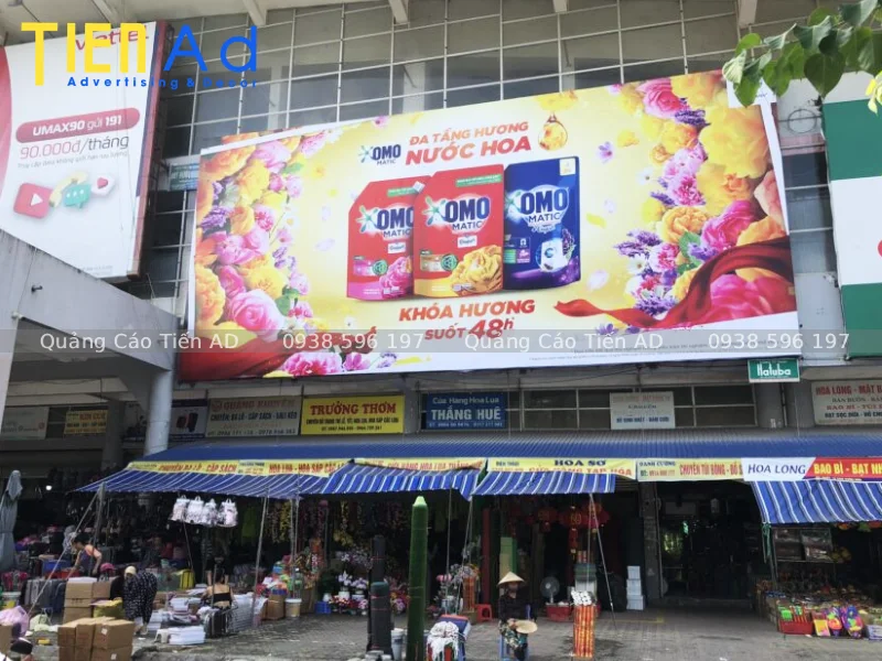 Những trường hợp nên thi công thay bạt pano chợ