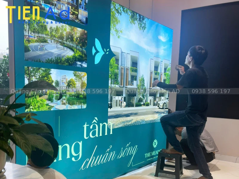 Quảng Cáo Tiến AD thi công bảng hiệu hộp đèn The Meadow