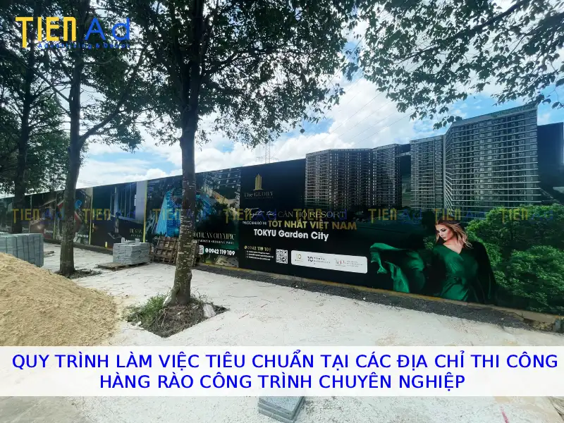 Quy trình làm việc tiêu chuẩn tại các địa chỉ thi công hàng rào công trình chuyên nghiệp