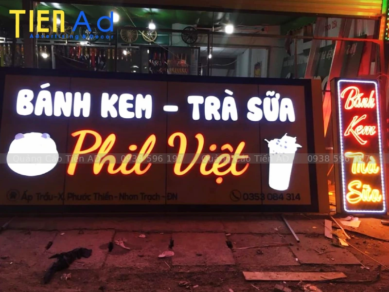 Quy trình thi công bảng hiệu alu chữ nổi mica chuyên nghiệp