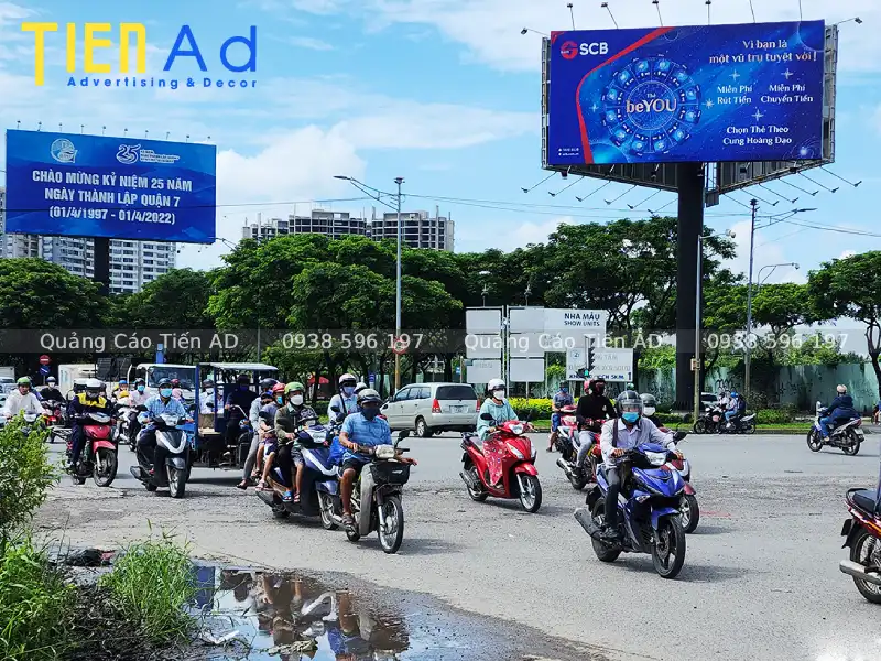 Quy trình thi công biển quảng cáo tấm lớn chuyên nghiệp