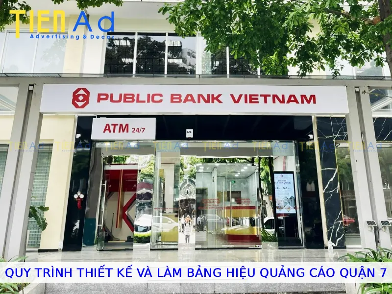 Quy trình thiết kế và làm bảng hiệu quảng cáo Quận 7