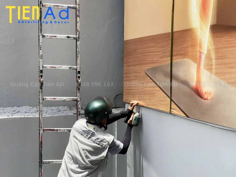 Quy trình ứng dụng làm bảng hiệu cho LAVA