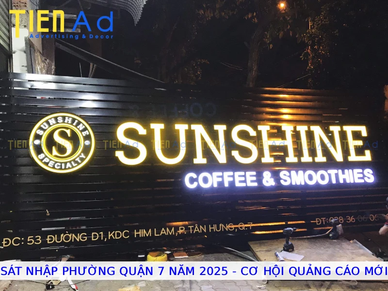 Sáp nhập phường Quận 7 năm 2025 Cơ hội quảng cáo mới