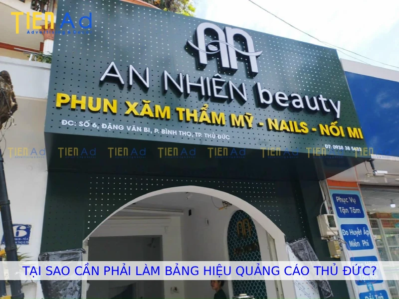 Tại sao cần phải làm bảng hiệu quảng cáo Thủ Đức