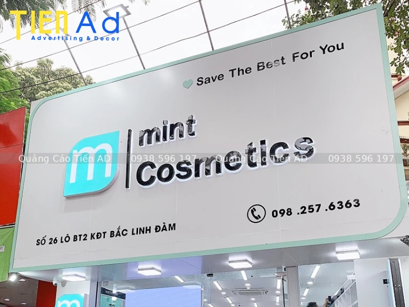 Tầm quan trọng của ánh sáng trong việc tôn vinh bảng hiệu cửa hàng mỹ phẩm