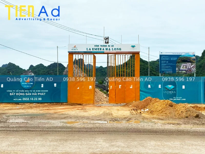 Tầm quan trọng của hàng rào quảng cáo trong các dự án bất động sản
