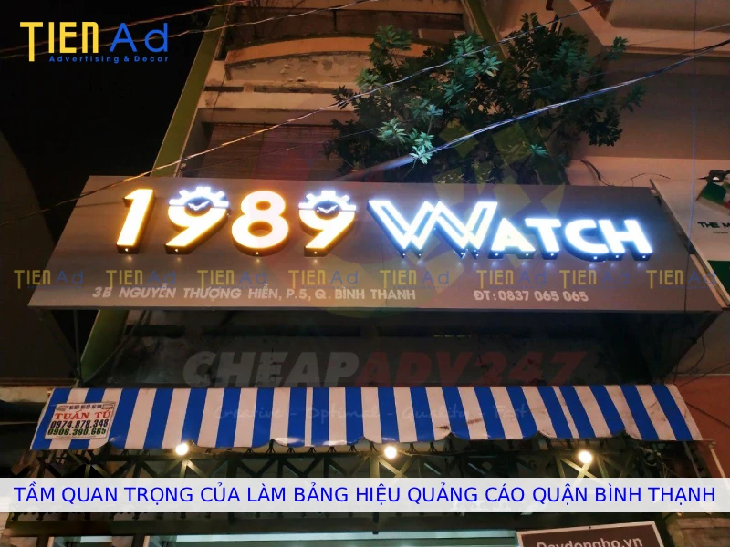 Tầm quan trọng của làm bảng hiệu quảng cáo Quận Bình Thạnh