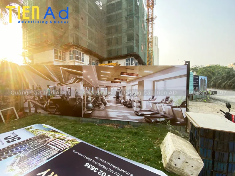 Thi công hàng rào công trình cho Intresco dự án khu dân cư 13E - 10