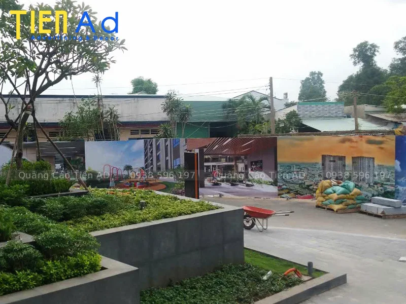 Thi công hàng rào công trình cho Tập Đoàn Đất Xanh dự án Opal Bole - 2