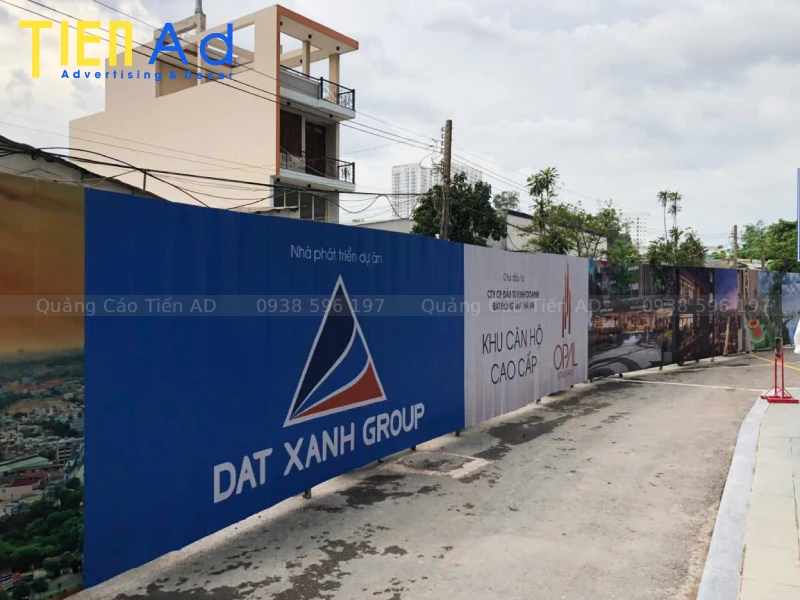 Thi công hàng rào công trình cho Tập Đoàn Đất Xanh dự án Opal Bole - 7