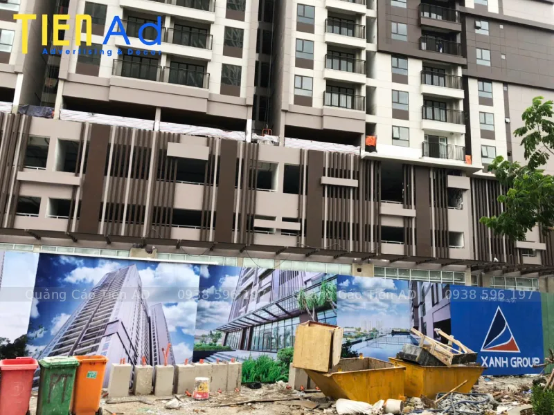 Thi công hàng rào công trình cho Tập Đoàn Đất Xanh dự án Opal Bole - 9