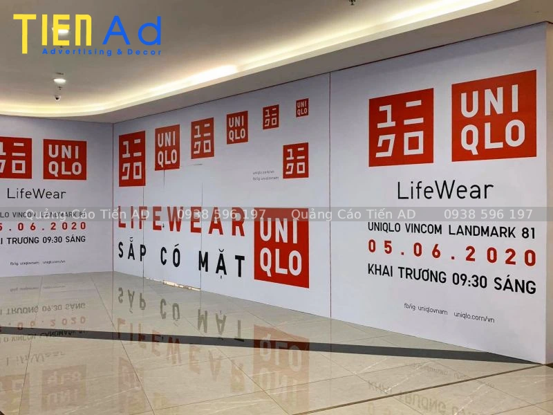 Thi công hoarding trong tòa nhà, TTTM