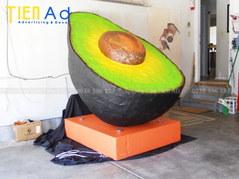 Tiến AD - Xưởng sản xuất mô hình trái bơ composite bằng công nghệ in 3D với giá cạnh tranh