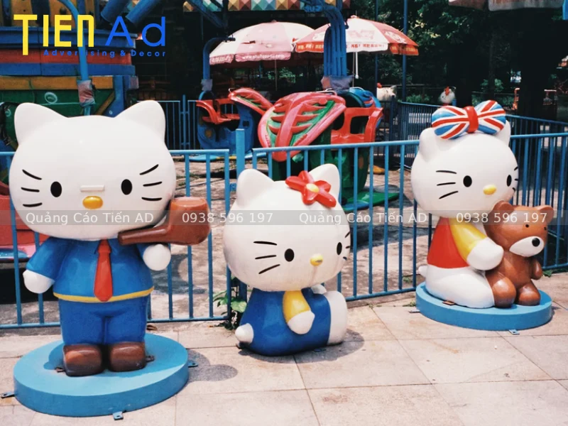 Tiến AD nhận sản xuất mô hình Hello Kitty composite theo yêu cầu giá tốt tại TP.HCM
