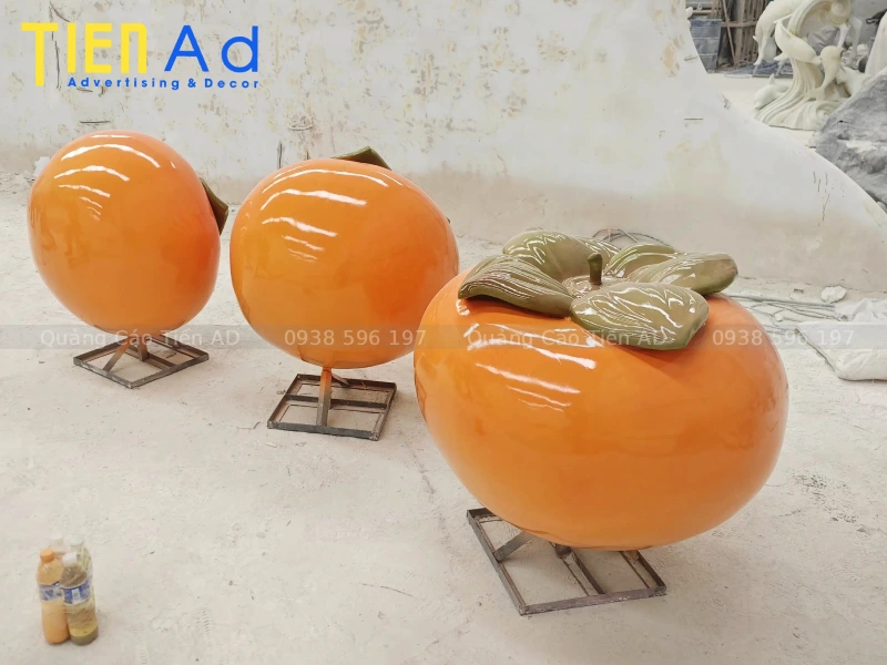 Tiến AD nhận sản xuất mô hình trái hồng composite bằng công nghệ in 3D với mức giá cạnh tranh