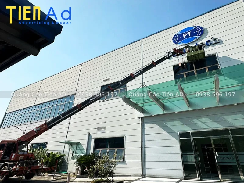 Tiêu chuẩn cần lưu ý khi thi công bộ chữ nổi nhà máy, nhà xưởng