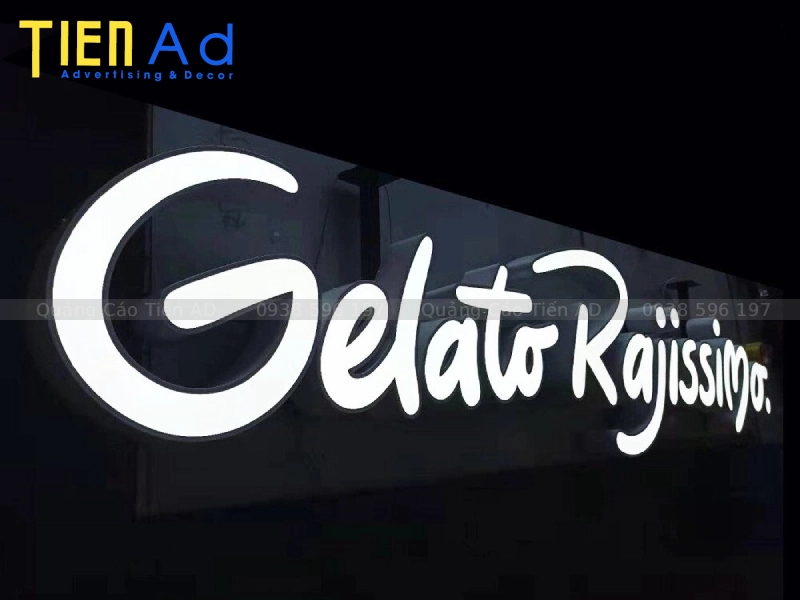 Tổng hợp 30+ mẫu chữ nổi mica đèn LED mà Quảng Cáo Tiến AD đã thực hiện